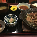 人形町今半 - アキラ先輩の(笑)ボンズ焼御膳、普通もり