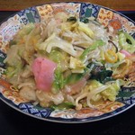 菜の花 - 皿うどんあんかけ細麺@650