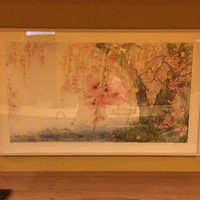 日本料理 寺田 - 超有名画家の作品。
                  もちろん桜の絵です。