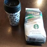 スターバックス・コーヒー - ドリップコーヒー・ショート（タンブラー入り）＆コーヒー豆・トリビュートブレンド