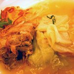 レシピ - キャベツも煮込んであります。