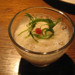 ｓｕｓｈｉ ｄｉｎｉｎｇ 鸞 - 付き出しの山芋素麺