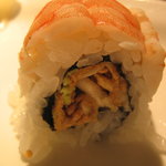 ｓｕｓｈｉ ｄｉｎｉｎｇ 鸞 - シュリンプクランチロール（海老とカリカリクランチ）