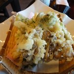 蕎麦 貴賓館 - 季節の野菜天ぷら