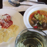 Homewood Suites by Hilton - 夕食のお皿１