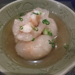 すが - おでん「海老を包んだ蓮根だんご」