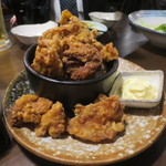 筑前屋 - バカ盛唐揚げ