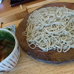 手打そば風來蕎 - 鴨せいろ（大盛）