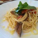 イタリアンカフェ ボスコ - 自家製真イワシのスモークスパゲティ