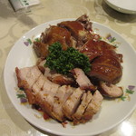 菜香新館 - 前菜の肉料理3種盛り