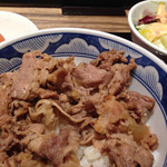 肉匠 太平楽 - 牛丼セット(950円)