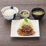 黒豚 生姜焼き膳