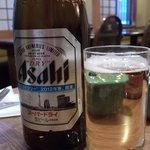 Tonkatsu Yutaka - ビール(中瓶)アサヒスーパードライ