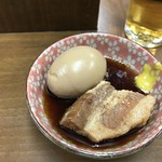 Sanoya - 豚角煮と煮玉子