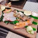 酒肴結 さかぐち - 熟成鯛、鰆、金目鯛