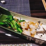 酒肴結 さかぐち - 鯛の白子と菜の花のバター炒め