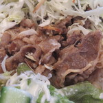 佐賀ぽかぽか温泉 - 生姜焼きの牛肉
