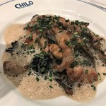 Ris d'agneau　仔羊の胸腺とキノコのソテー