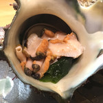 鮨松榮 - サザエの刺身