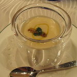 リストランテ パドリーノ・デル・ショーザン - 宮城県産蕪のポタージュスープ