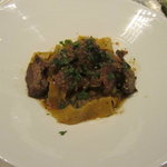 リストランテ パドリーノ・デル・ショーザン - 福島県産猪のパスタ　これも一応ジベリ料理^^;？