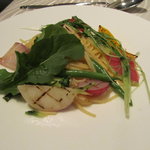 リストランテ パドリーノ・デル・ショーザン - 新鮮野菜のバーニャカウダソース　スパゲッティーニ