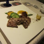 リストランテ パドリーノ・デル・ショーザン - 沖縄県産あぐー豚の備長炭火焼き