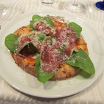 リストランテ パドリーノ・デル・ショーザン - レアーレ（マルゲリータD.O.C＋ルッコラ、プロシュット、パルミジャーノ）