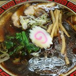 Masuyahonten - 伝　中麺　ばら肉　麺大盛