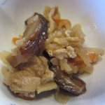 Oaji Shokudou - 小鉢その1  切り干し大根と椎茸、油揚げ、人参の煮物