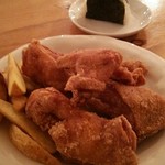 チキンペッカー - ポテトとおにぎり付き