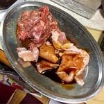 焼肉 はせ川 - 柔らかハラミとテリヤキチキン×2人前