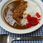 札幌市厚別区役所 食堂 - ハーフカレーライス 350円