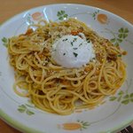サイゼリヤ - 半熟卵のミートソース