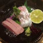味ひろ - [お造り]
      めじ鮪、鯛