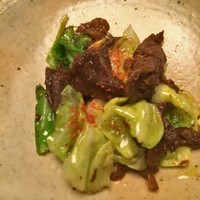 OSAKA きっちん。 虎ノ門店 - 牛筋の野菜炒め、美味しい！