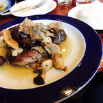 FUMO14番地 - 豚肉とキノコのソテー（日替わりランチ）