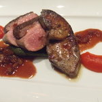 ローザネーラ - フランス・シャラン産　ビュルゴー家エトフェ鴨のアッロースト　サルサ　ドルチェフォルテ