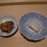 鮨 近藤 - イカ刺しと山わさび