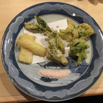 旬菜 おぐら家 - 春山菜の天ぷら