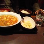 Shara - 麻婆豆腐定食750円