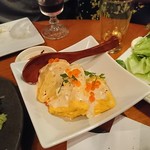 隠ハイド 希SAKU - 洋風だし巻きサワークリームソースで