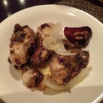 神楽坂芝蘭 - 熱々辛子オイルがけ　牡蠣