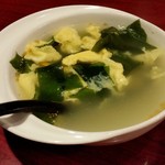 銀山亭 - 2017/3/26 ワカ玉スープ 塩分控えめでお願いしました！