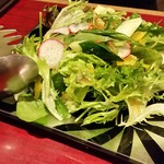 銀山亭 - 2017/3/26 何気に初サラダオーダー 予想外の本格派