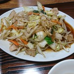 みちのく食堂 - 肉野菜炒め定食