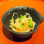 たき下 - 黒むつの柚香焼き 1295円 の小鉢