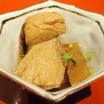 たき下 - 黒むつの柚香焼き 1295円 の小鉢