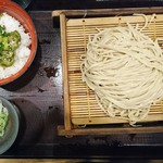 嵯峨谷 - 美味い蕎麦とだしご飯(小)のセット550