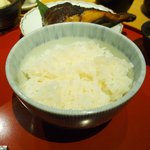 たき下 - 黒むつの柚香焼き 1295円 のご飯